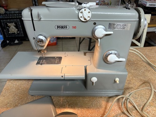 Vintage PFAFF 360 Sewing Machine Germany High Speed Heavy Duty Semi Industrial