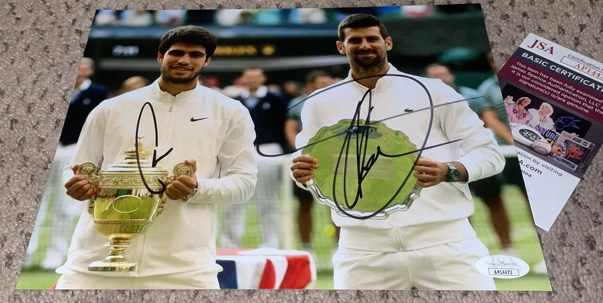 Preços baixos em Fotos autografadas-Novak Djokovic Tennis | eBay