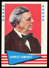 Charles Comiskey 1961 Fleer Baseball Greats (F418-3) #18 VG/EX-EX