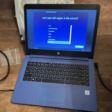 HP Stream 14in Blue Laptop 2GB RAM 1.10GHz Intel UHD 600 1366x768