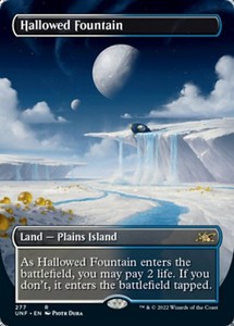 Hallowed Fountain 277/689 Unfinity Borderless Foil