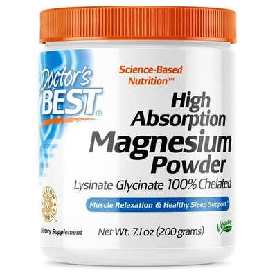 Doctor's Best, High Absorption Magnesium Powder, 200g