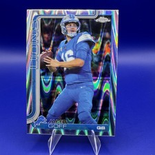 Jared Goff #102 RayWave Refractor 2025 Topps Chrome