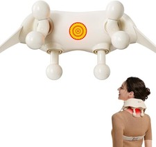 SKG HS500 Cordless Neck  Shoulder Massager - Deep Tissue Shiatsu with Heat