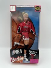 Vintage NBA CHICAGO BULLS 11.5" Barbie Doll Officially Licensed 1998 Mattel New