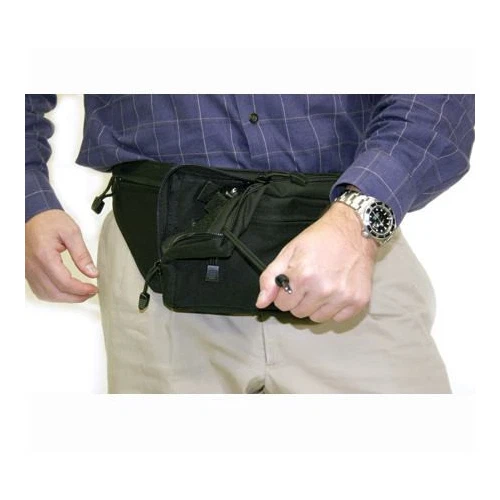 Blackhawk Urban Carry Fanny Pack Gun Holster & Belt Loops, Black, Medium - Image 3 of 4