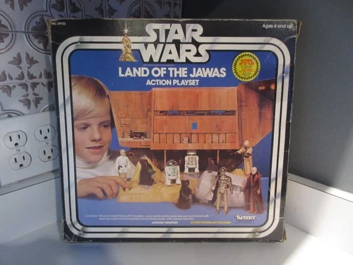 Land of the Jawas Star Wars Action Playset Kenner Vintage 1977 w/Box 60% Complet