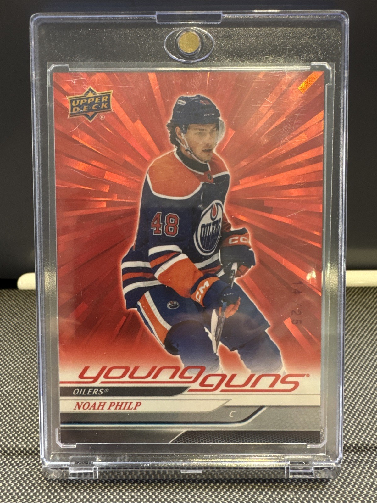 2024-25 Upper Deck Series 2 - Young Guns Noah Philp #495 Outburst Red /25 (RC)