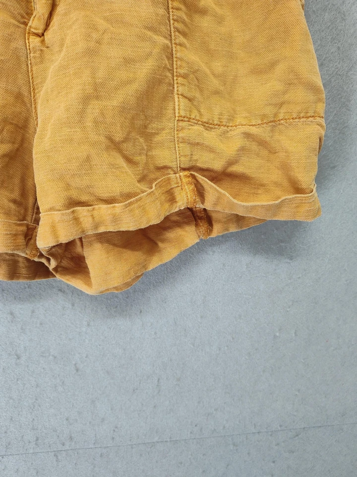 Joie Shorts Womens 8 Linen Blend Rolled Hem Casual Pockets Lightweight Summer - Image 4 of 4