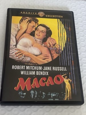 Macao (1952) (DVD, 2016, Warner Archive) Robert Mitchum - Jane Russell Film Noir