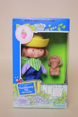 Kenner Strawberry Shortcake ''Huckleberry Pie'' Puppe und Pupcake der Hund 1981
