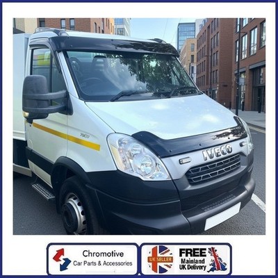 Black External Sun Visor Solid Black Acrylic FOR IVECO DAILY (2002-2013)