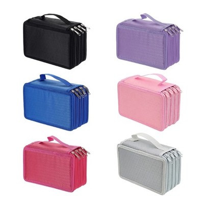 4 Layer Offices Desk Organizers With 72 Cells And Comfortable Carrying Strap