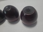  VTG '70s Solid Wood "3" Hand Lathe Polished Hardwood Apples Set 4.  — photo 8