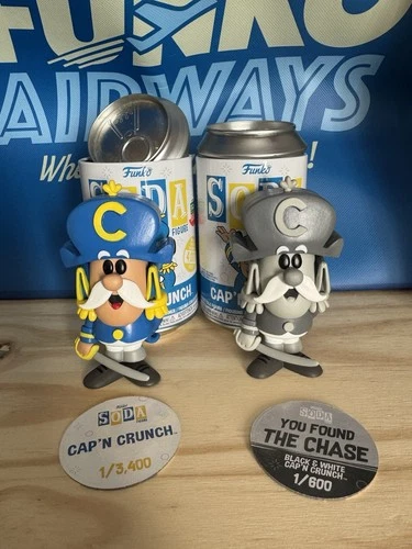 Funko Vinyl Soda: Ad icons: Cap'n Crunch Black & White Chase LE 600 & Common
