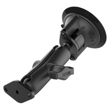 RAM-B-166U RAM Twist-Lock Suction Cup Double Ball Mount ...