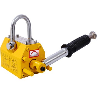 Permanent Magnetic Lifting with Release, 220 lbs/100kg, 2.5 Safety Factor
