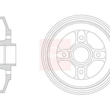 Tambour de frein Suzuki SPLASH