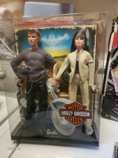 Mattel Barbie Collector Harley-Davidson Pink Label Barbie Ken Dolls