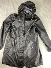 Joules Womens Bee Black Rain Full Zip