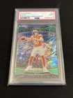Bo Nix 2024 Prizm Fireworks Green Prizm RC PSA  9