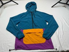 90s Colorblock Windbreaker Unisex Small Retro...
