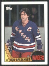 1987-88 Topps #159 Ron Greschner New York Rangers 15200