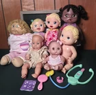 Cabbage Patch Kids & Baby Alive Doll Lot