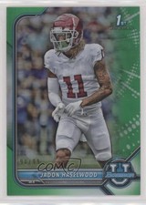 2021-22 Bowman U Chrome Prospects Green Refractor 91/99 Jadon Haselwood #23 2h4