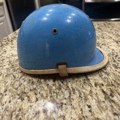 Vintage 70s Equestrian Jumping Hard Helmet Leather Harness Vents A Look Back at Helmets (Before Safety Was a Thing) main image 3