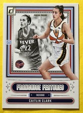 Caitlin Clark 2025 Panini Donruss WNBA FRANCHISE FEATURES PRESS PROOF #13 FEVER