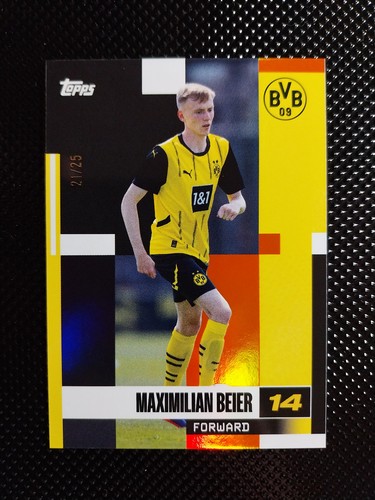 TOPPS Borussia Dortmund Team Set 2024/25 Maximilian Beier /25 Orange FS-MB