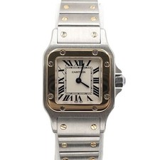 Cartier Santos Galbee Small Quartz Damenuhr 18K Gold 159558153 [U]