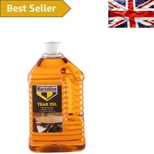Teak Oil 2L - Deep Penetrating Wood Oil for Superior Indoor/Outdoor Protection 10.50 per litre