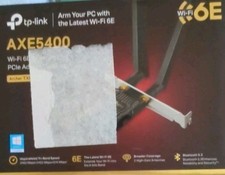TP-Link WiFi 6E Intel AX210 AXE5400 PCIe Desktop PC WiFi Card - Archer TXE72E 