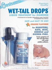 Oasis Wet Tail Drops Orange 1 oz  Liquid Diarrhea Treatment  For Small Animals