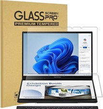 2-Pack Tempered Glass Screen Protector for 2024-2025 ASUS Zenbook Duo Dual 14  L