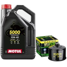 MXU500 Quad 4x4 Oil and RC Filter Kit Motul 5000 10w40 4L Kymco MXU 500 2011 9.50 per litre
