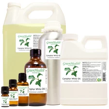 Camphor White Essential Oil 100% Pure Sizes up to 1 Gallon