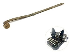 Original J Key for Oliver No.3 Typewriter Antique Part No.4 Keytop Keyboard thumbnail