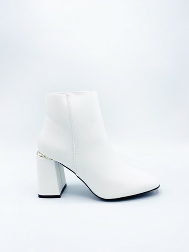 Missguided - stivaletti a punta con tacco a spillo bianchi-bianco -  Stileo.it