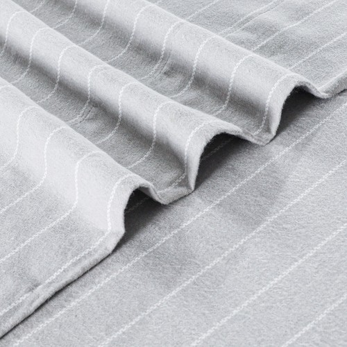 Flannel Sheet Set 100% Brushed Cotton Sheets Fitted Flat Pillow Case Deep Pocket - Picture 255 of 259