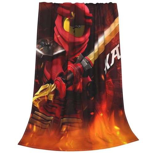 Ninjago Cartoon Comics weich warm gemütlich Flanell Überwurfdecke für Schlafstuhl Sofa - Bild 12 von 30