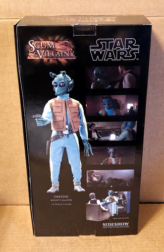 Star Wars GREEDO Bounty Hunter w/Wanted Poster 1/6 Figure SIDESHOW Exclusive - Picture 4 of 8