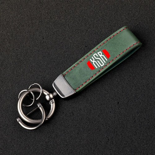 Motorcycle Leather Keychain For Yamaha XSR XSR700 2015-2021 Bike Keyring Gift - Picture 13 of 28