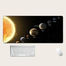 Astronomy Theme Solar System Oversize Mouse Pad Keyboard Mat Desk Mousepad