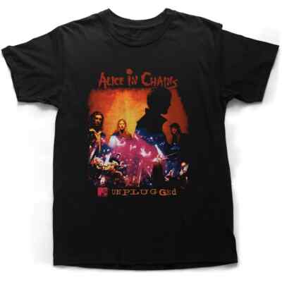 ALICE IN CHAINS Shirt MTV Unplugged Black T-Shirt S-5XL | eBay