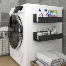 Magnetic Spice Rack for Refrigerator 2 Pack Magnetic Shelf for Fridge