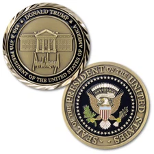 NEW Donald Trump 47th President of the United States Challenge Coin 2 inches