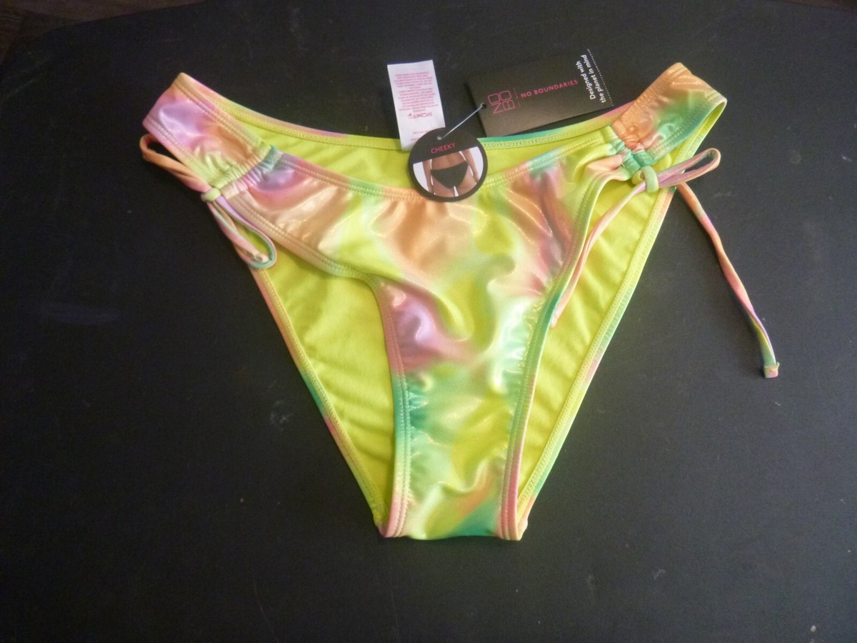 No Boundaries Swimsuit Bottoms Fashion Seperates Multi Rainbow NWT